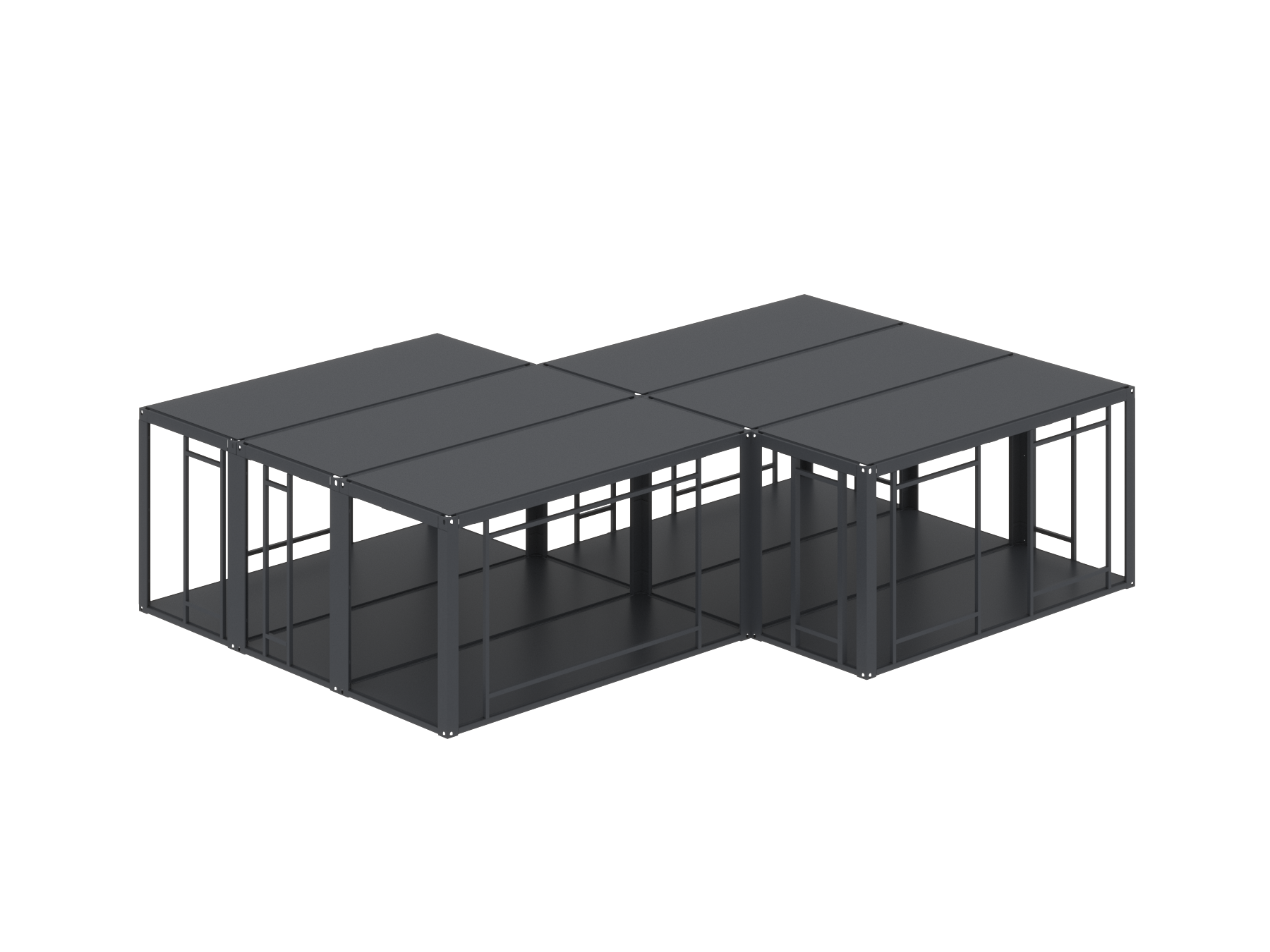 Uy majmuasining po‘lat konstruktsiyalari.